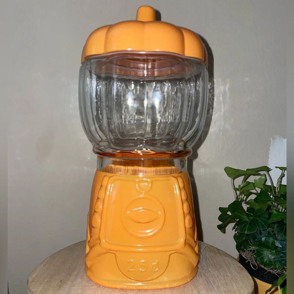 Target Pumpkin Gumball Machine with Eyeballs.